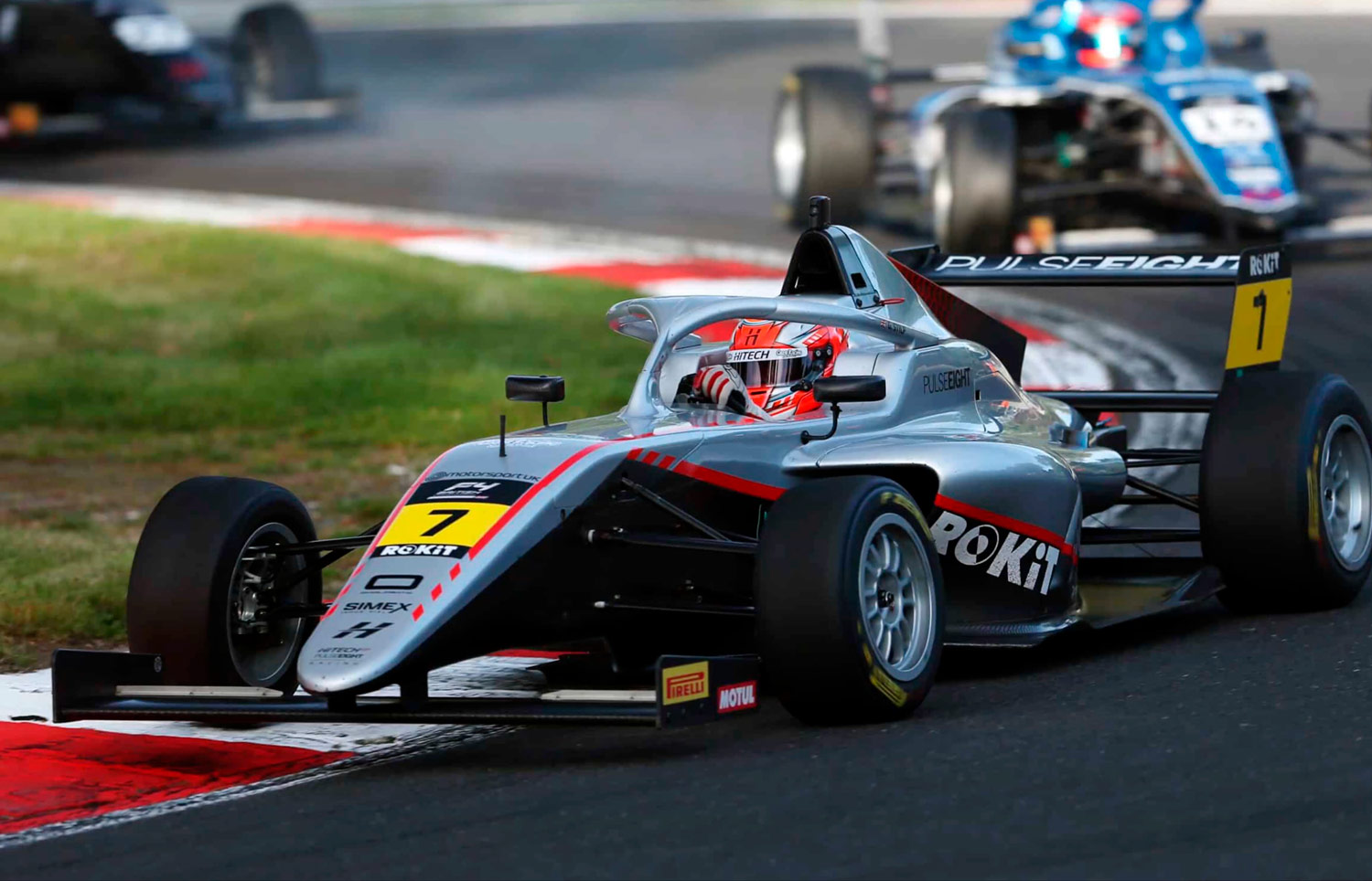 Image shows Formula 4 motorsport car